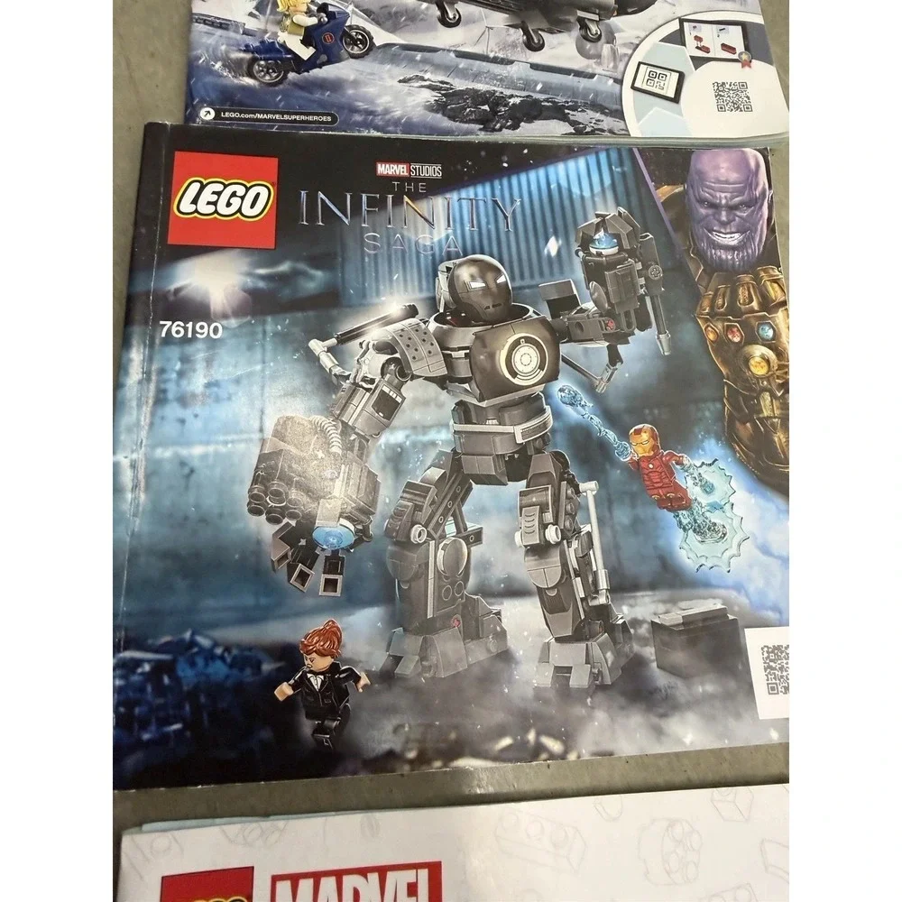 LEGO Marvel Instruction Manual Lot 76261 76190 76162 Avengers‎ Spider-Man